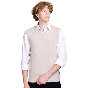 v neck cotton half sweater for man winter wear - pullover sweater for men