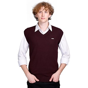 v neck cotton half sweater for man winter wear - pullover sweater for men