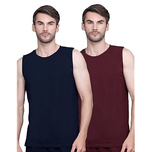 GODFREY Sleeveless Tshirt for Men Cotton