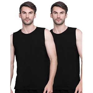 GODFREY Sleeveless Tshirt for Men Cotton