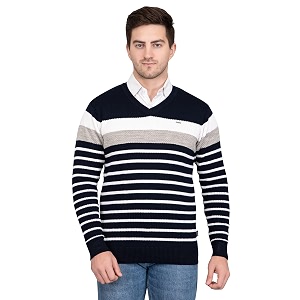godfrey v neck full sleeve sweater for man winter pullover