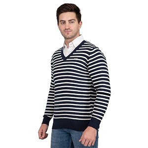 godfrey v neck full sleeve sweater for man winter pullover