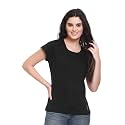 GODFREY Women Round Neck Half Sleeve Cotton