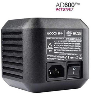godox ac26 ac power unit for ad600 pro flash shoe adapter