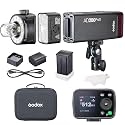 Godox AD200 Pro II AD200ProII Strobe Light, One-Tap Sync with X3, Bi-Color LED Modelling Led, Color Group Indicator, Adjustable from 1/512 to 1/1, 500 Full Power Flashes (Upgraded Godox AD200 Pro)
