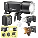 Godox AD800 Pro 800Ws Studio Strobe light, Godox AD800Pro TTL Flash with 1/8000s High Speed Sync, 300 Full Power Flashes, Stable Color Temperature Mode & 40W Bi-Color Modeling Light, 2.8" Color Screen