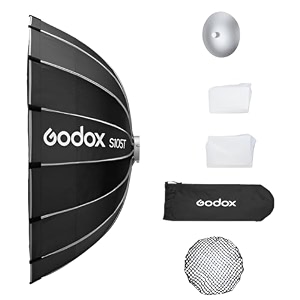 godox s105t bs 105cm413in quick release umbrella softbox with grid  professional foldable softbox with standard bowen mount amp diffusers for photography studio photography portrait live stream