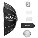 Godox S105T B/S 105cm/41.3in Quick Release Umbrella Softbox with Grid | Professional Foldable Softbox with Standard Bowen Mount &amp; Diffusers for Photography Studio Photography Portrait Live Stream
