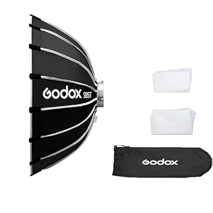 godox s85t bs 85cm335in quick release umbrella softbox professional foldable softbox with standard bowen mount amp diffusers for photography studio photography portrait live stream