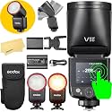 GODOX V1 Mid S TTL Godox Flash for Sony,7.2V/2200mAh 55Ws Round Head Flash