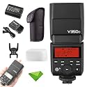 Godox V350F TTL Flash for Fuji - 1/8000s GN36 HSS Camera Flash with 2000mAH Battery, 500 Full Power Flashes, 0.1-1.7s Recycle Time