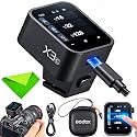 Godox X3-C X3C X3 C Touchscreen TTL Wireless Flash Trigger for Canon, 2.4GHz Wireless, High Speed Sync, OLED Screen Adjustable Brightness TTL Speedlight Transmitter for Canon EOS Cameras