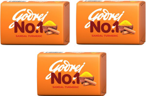 Godrej No.1 Sandal Turmeric Bath Soap 3