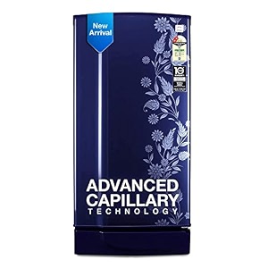 godrej 180 l 2 star direct cool advanced capillary technology single door refrigerator appliance with jumbo vegetable trayrd edge 205b wrf dr bl drenim blue