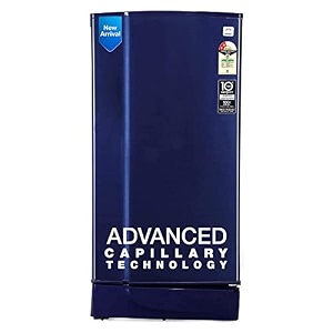 godrej 180 l 2 star direct cool advanced capillary technology single door refrigerator appliance with jumbo vegetable tray2023 model rd edge 205b wrf st bl steel blue