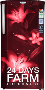 godrej 180 l direct cool single door 3 star refrigerator blush wine rd edgeneo 207c thf bh wn