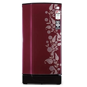 godrej 190 l 3 star inverter direct-cool single door refrigerator appliance rd 1903 pti 33 dr wn denim scarlet inverter compressor jumbo vegetable tray