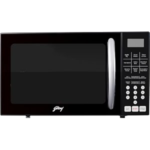 godrej 25 l with 5 years comprehensive warranty airfry cooking steam clean stainless steel cavity with 260 insta cook menus convection microwave oven gme 725 cf1 pz black