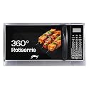 Godrej 30 L 5 Years Comprehensive Warranty Convection Microwave Oven With Rotisserie, Stainless Steel Cavity, Dual Grill Technology and 375 Instacook Menus (GME 530 CR1 SZ, Black)