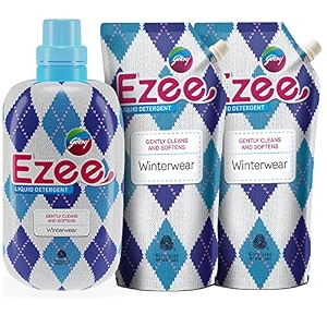 godrej ezee liquid detergent 2 kg pouch amp godrej protekt germ fighter handwash refill pack - 725ml