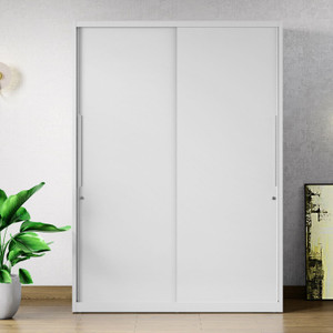 interio by godrej slide n store pro plus sliding door metal almirah