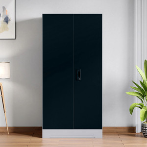 interio by godrej slimline 2 door with locker and drawer metal almirah