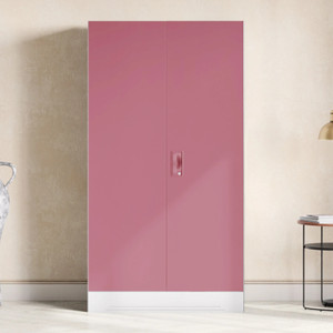 interio by godrej slimline 2 door with locker and drawer metal almirah