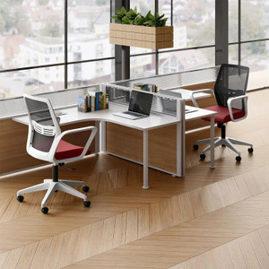 interio by godrej vurv mid back mesh office executive chair