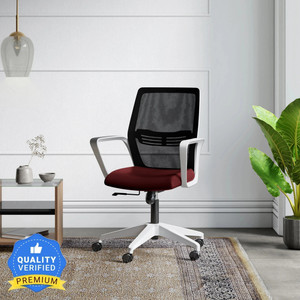 interio by godrej vurv mid back mesh office executive chair