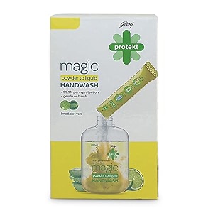 godrej locking solutions and systems godrej protekt mrmagic powder to liquid handwash - lime amp aloe vera 9 g