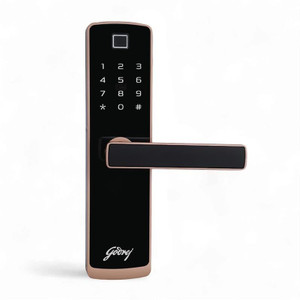 godrej locks catus connect i smart digital lock for wooden door  5 in 1 access i 3 bolts smart door lock