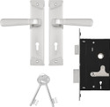 Godrej Locks Stainless Steel Matte Door levers