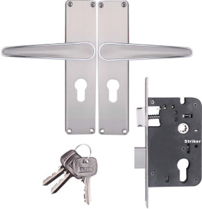 godrej locks steel polished handlesets