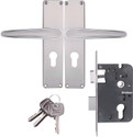 Godrej Locks Steel Polished Handlesets