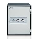 Godrej Security Solutions Safire Mechanical Home Locker - 40L (Black & Silver, Vertical)