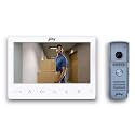 Godrej Security Solutions Seethru NeX White Video Door Phone | 7-Inch TFT LCD with Touch Button | Support 2 Way Talk & IR LED for Night Vision | Motion Detection | Hands-Free Calling