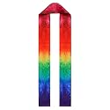 Gods Overlay Stole 110" Priest Clergy Stole Priest Sash Scarf Rainbow Stoles for Priests Costume Church Minister Pastor Shawl Wedding Officiant Baptisms Confirmation Decor