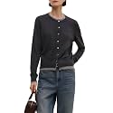 GOELIA Pure Cashmere Wool Cardigans Womens Sweaters Trendy Long Sleeve Button Down Cozy Loose Fit Knit Going Out Tops