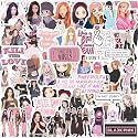 Goelite Blackpink Stickers Merch, K-Pop Vinyl Sticker Stationery Set for Journals, Mobile Phone Covers, Diary, Water Bottles, Aesthetic (Pack of 52)
