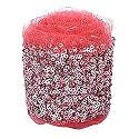 GOELX Fashion Sequence Net Laces for Dresses/Sarees/Lehenga/Suits/Caps/Bags/Decorations/Borders/Crafts (Glossy Pink, Combo Pack of 4.25 m)