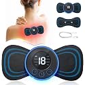 Body Machine For Pain Relief Massager 8 Mode & 19 Strength Level Ems Butterfly For Shoulder Legs Massage Neck Mini Back (Multicolour)