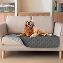 gogobunny Waterproof Loveseat Cover, Reversible Dog Cat Blanket for Couch
