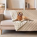 gogobunny Waterproof Pet Blanket for Bed, Washable Couch Cover for Dog Cat