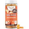 GOJOY NATURALS Kids Focus Gummies – Saffron, Magnesium Glycinate, L-Theanine & Inositol Supplement for Kids & Teens – Focus, Attention & Calm – Vegan, Sugar-Free