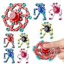 Gokeey Fidget Toys, Transformable Fidget Spinners,Autism ADHD Stress Relief Sensory Toys for Boys and Girls Age 8-12