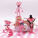 Gokulshoppe Pink Leopard Decorative Showpiece  -  2 cm (Iron, Pink)