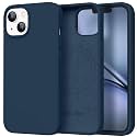 GolbinBox Magnetic for iPhone 15 Case, Silicone Cover, Dark Blue