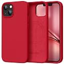 GolbinBox Magnetic for iPhone 15 Case, Silicone Cover, Red