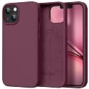 GolbinBox Magnetic for iPhone 13/14 Case, Silicone Cover, Wine Red