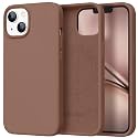 GolbinBox Magnetic for iPhone 15 Case, Silicone Cover, Brown